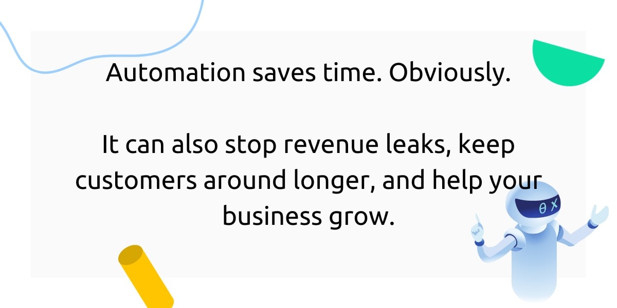 Automation saves time and helps your business grow