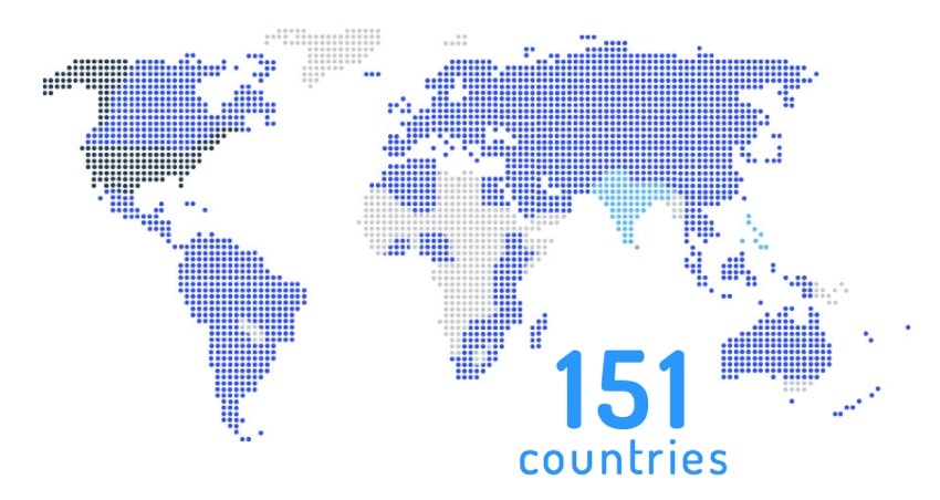 Where the freelancers in our study live and work