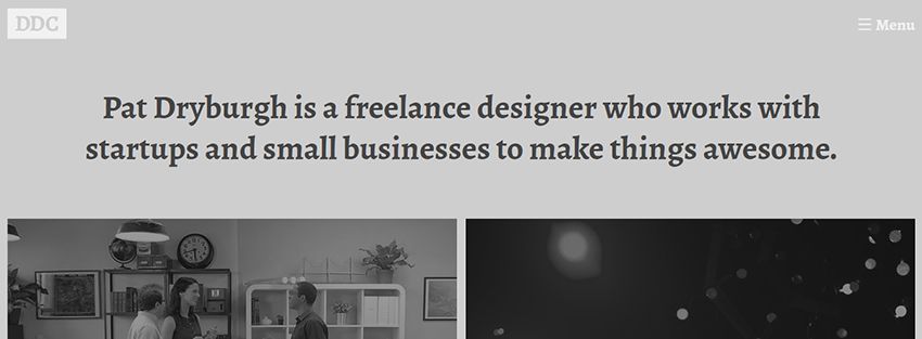 Pat Dryburgh | Amazing Freelance Graphic Designers Websites