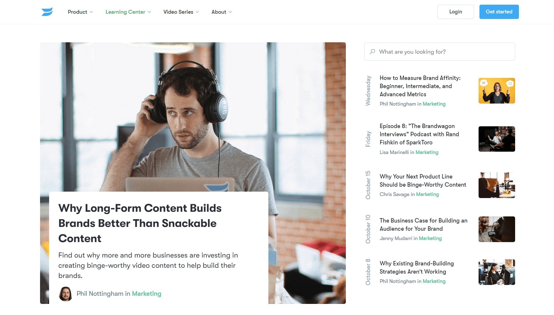 Wistia blog