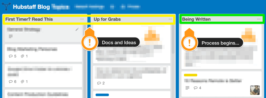 trello kanban process - example