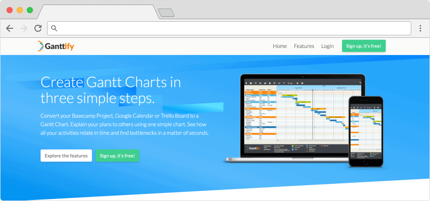 Gantify trello gantt chart tool