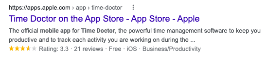 time doctor rating