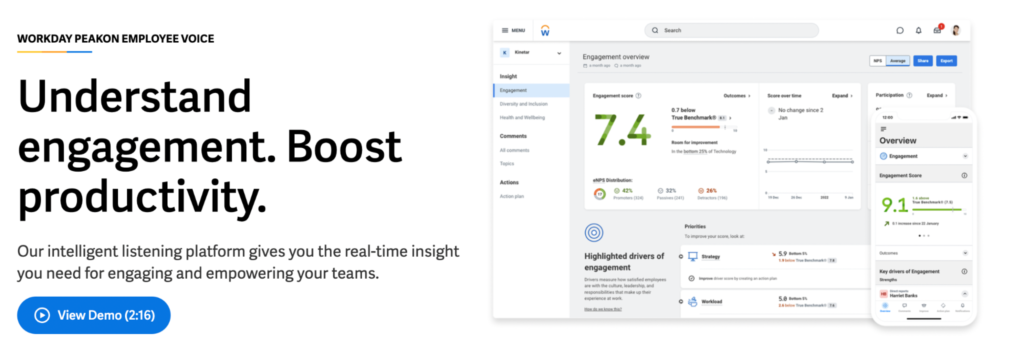 Workday’s employee listening platform