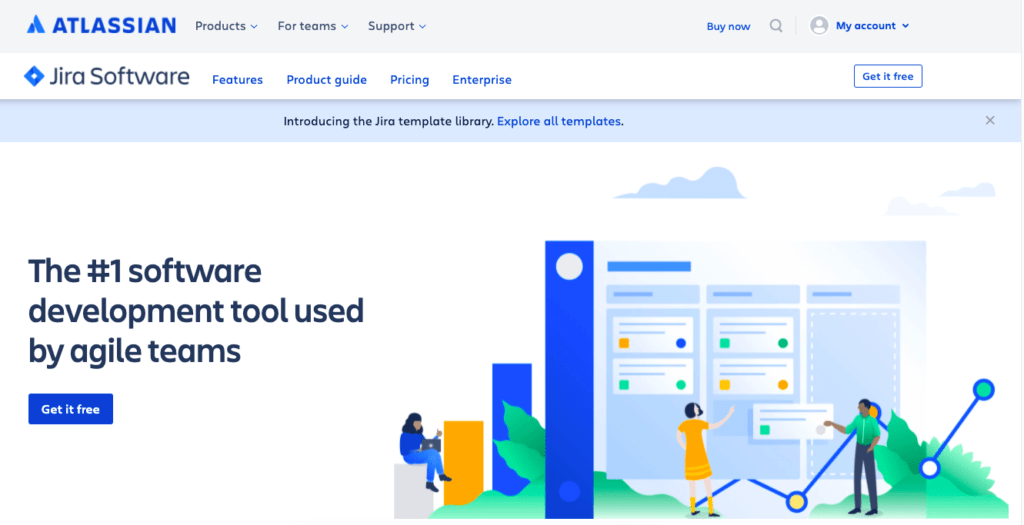 Jira homepage