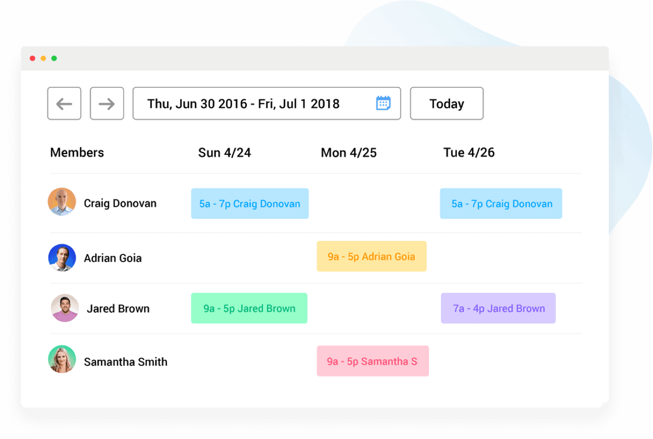 hubstaff scheduling software