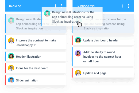 kanban board in hubstaff tasks